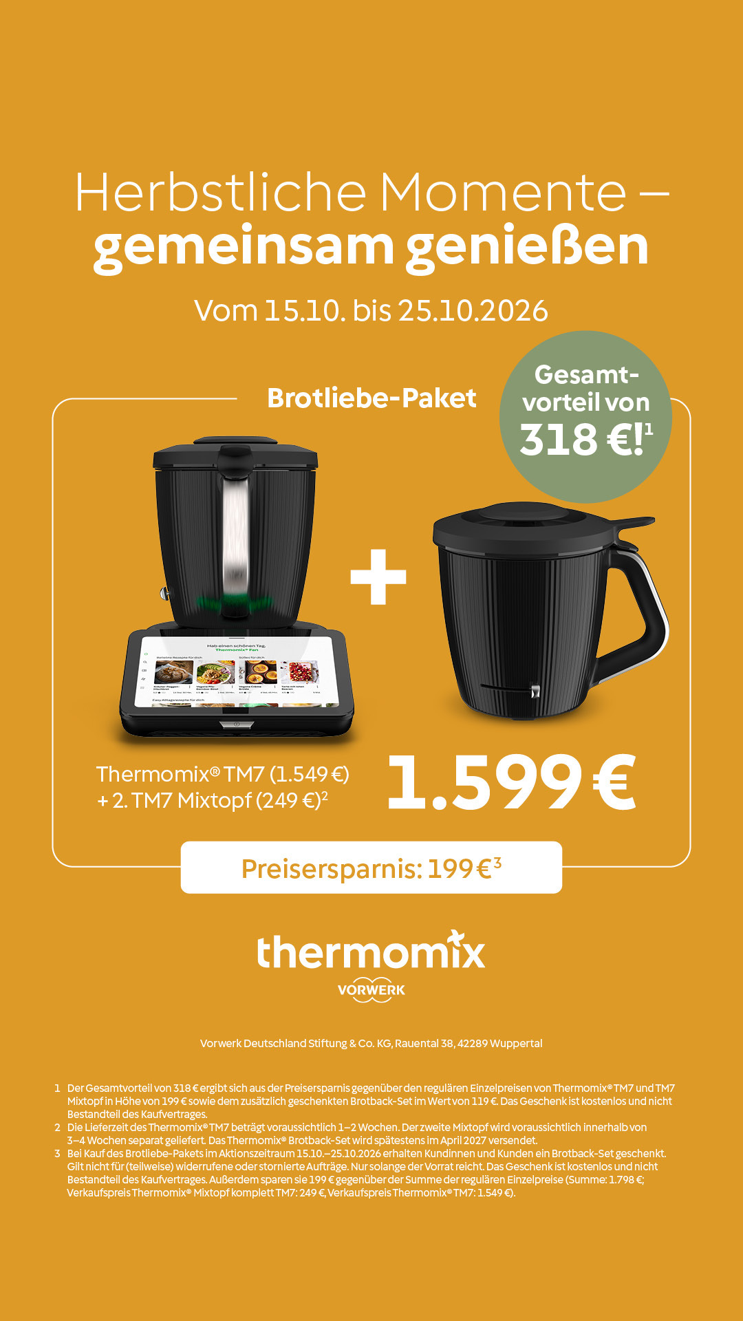 Backliebe-Paket mit Thermomix® TM7 und zweitem Mixtopf